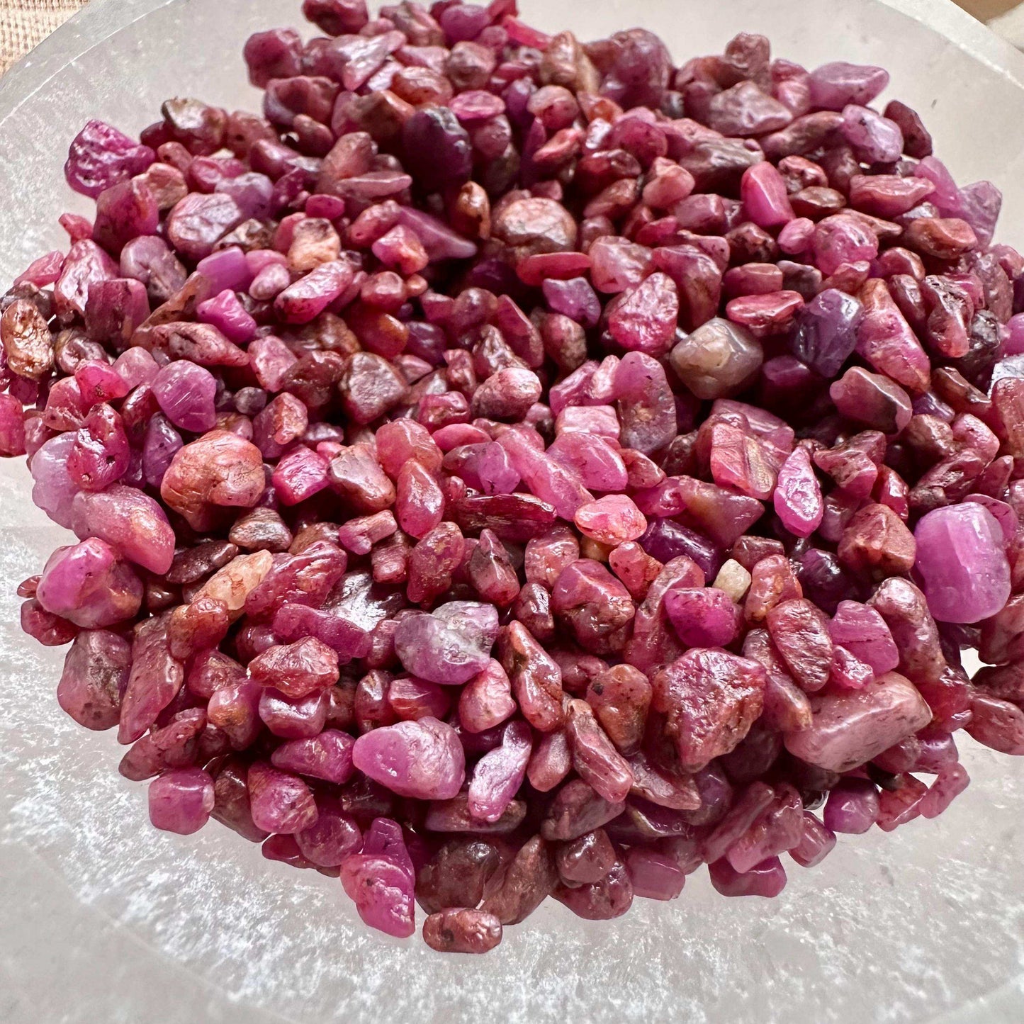 Raw Ruby Chips | 2-8 mm - GetYourCrystal
