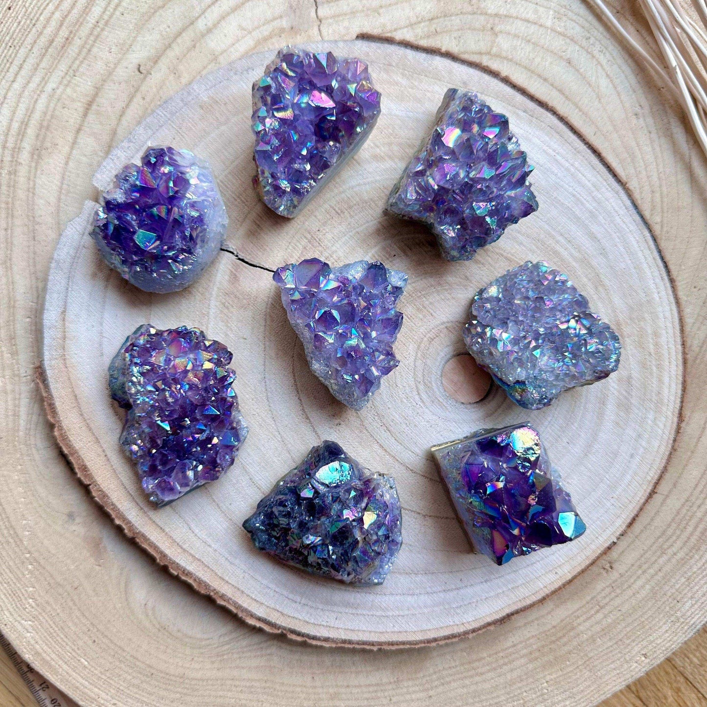 Angel Aura Amethyst Cluster - GetYourCrystal