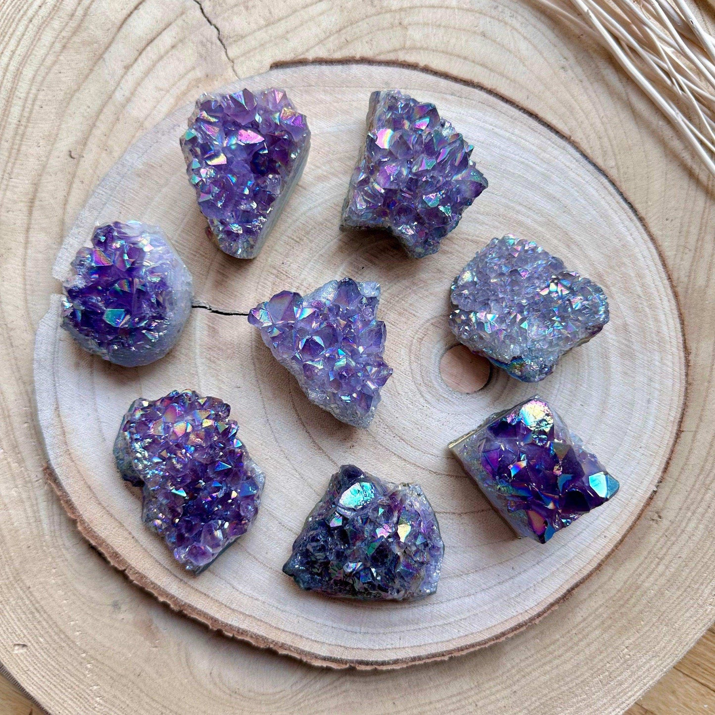Angel Aura Amethyst Cluster - GetYourCrystal