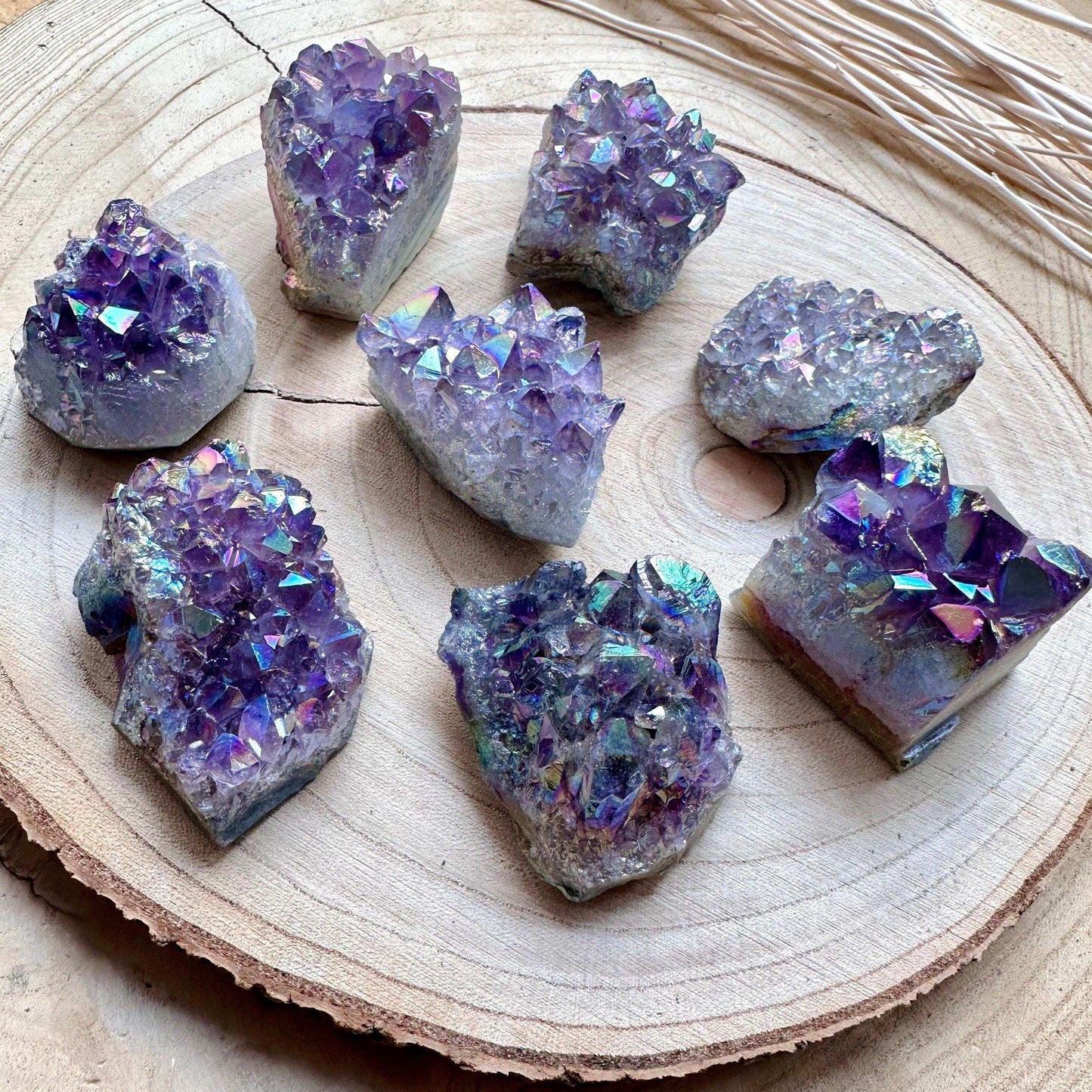 Angel Aura Amethyst Cluster - GetYourCrystal
