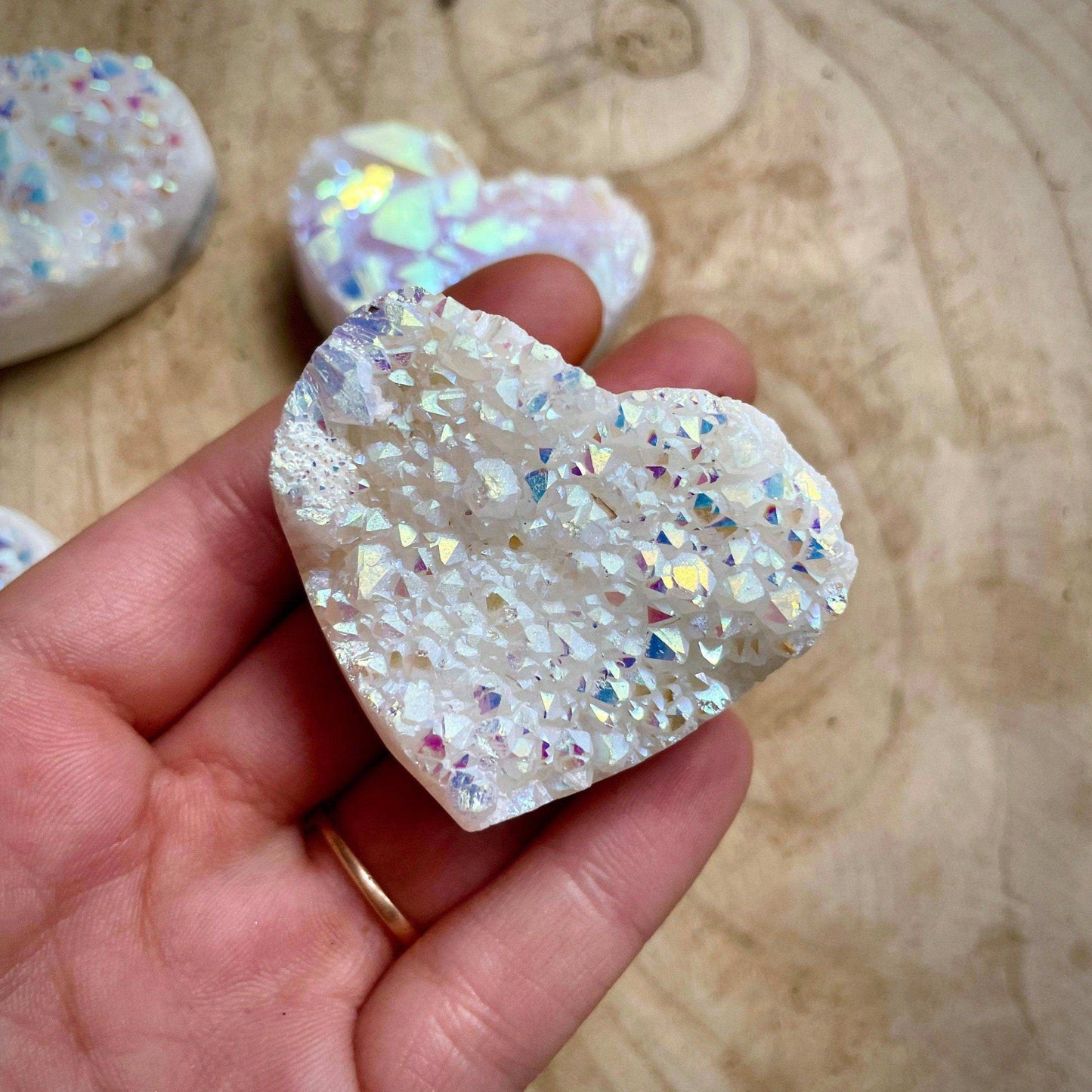 Angel Aura Quartz Heart - GetYourCrystal