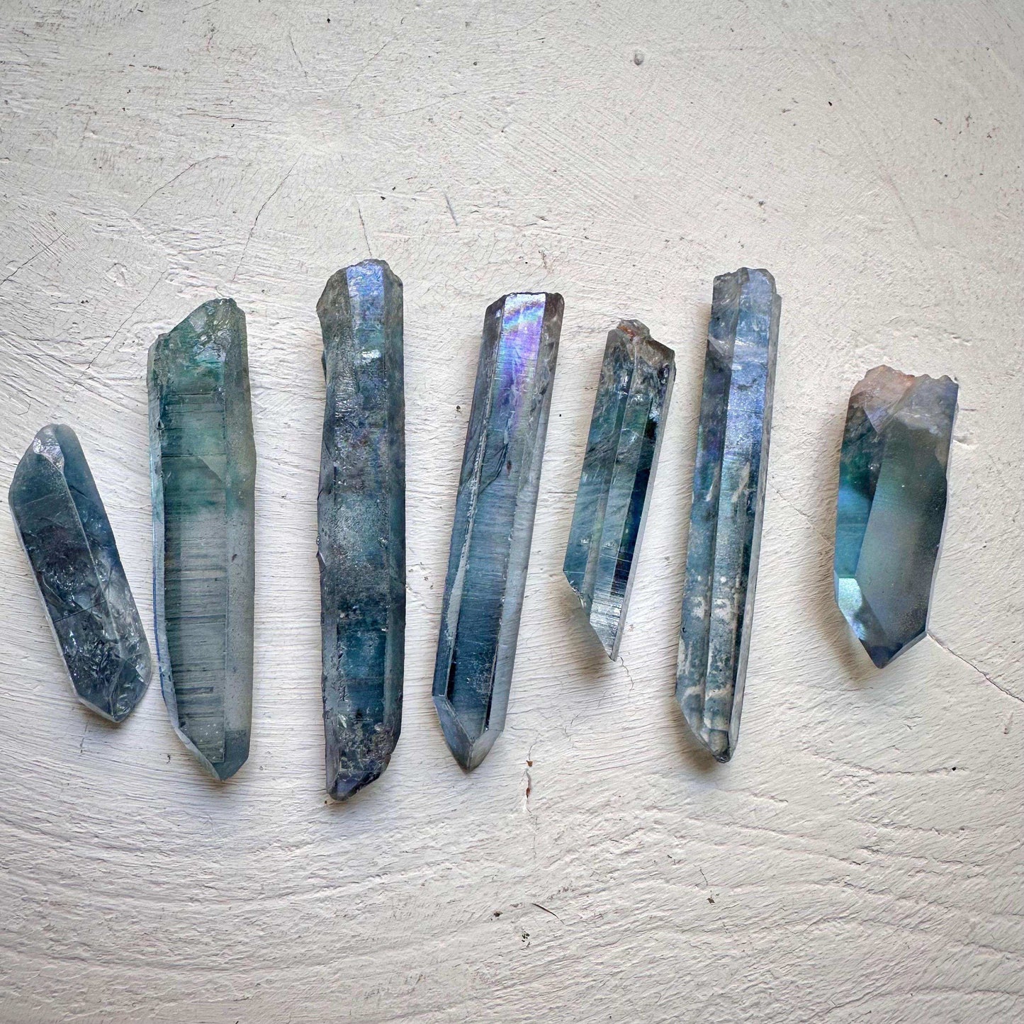 Aqua Aura Quartz - B Grade Crystal Lot - GetYourCrystal
