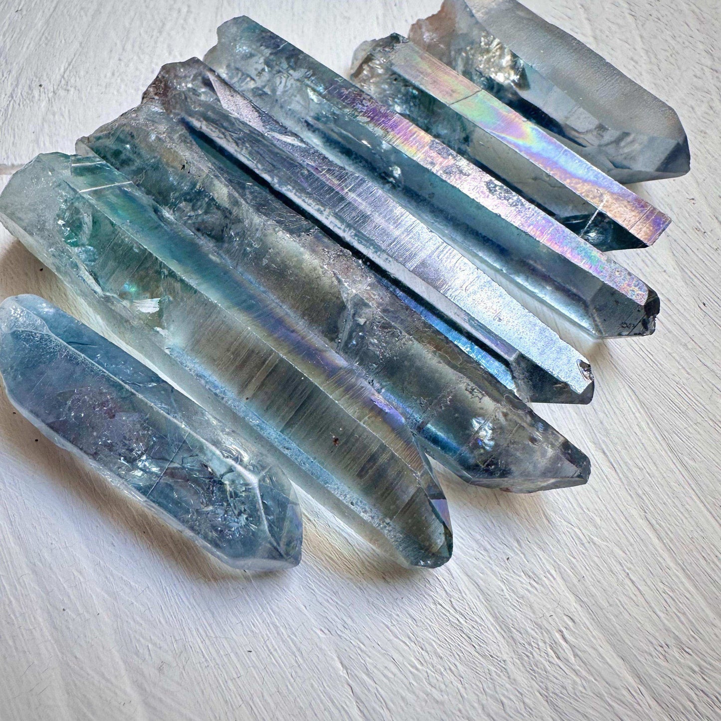 Aqua Aura Quartz - B Grade Crystal Lot - GetYourCrystal