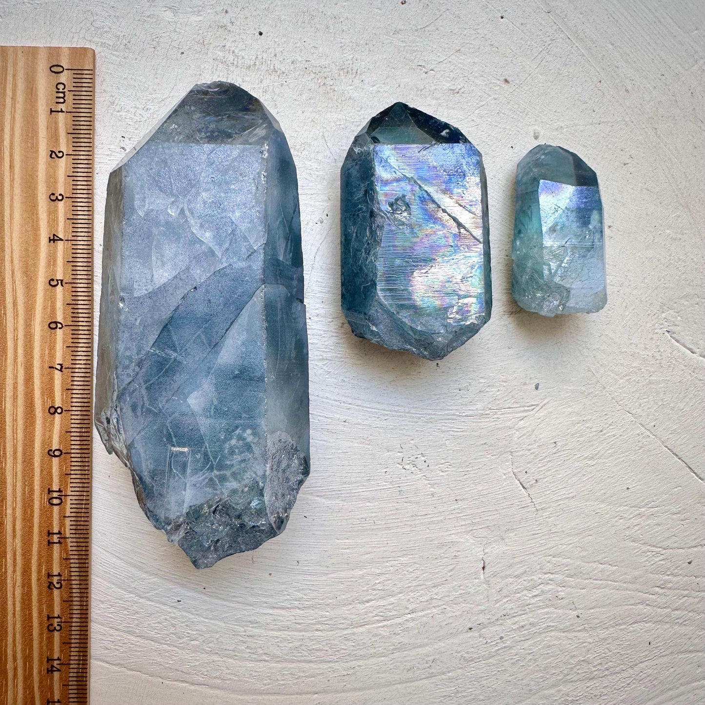 Aqua Aura Quartz Lot - B QUALITY - GetYourCrystal