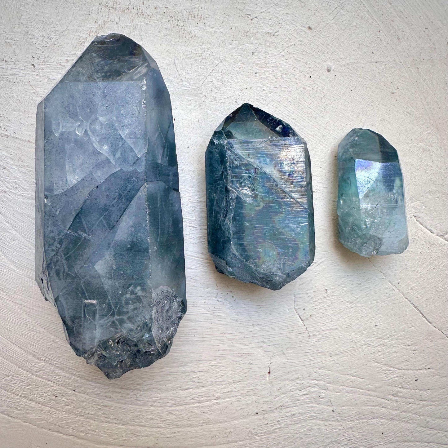 Aqua Aura Quartz Lot - B QUALITY - GetYourCrystal