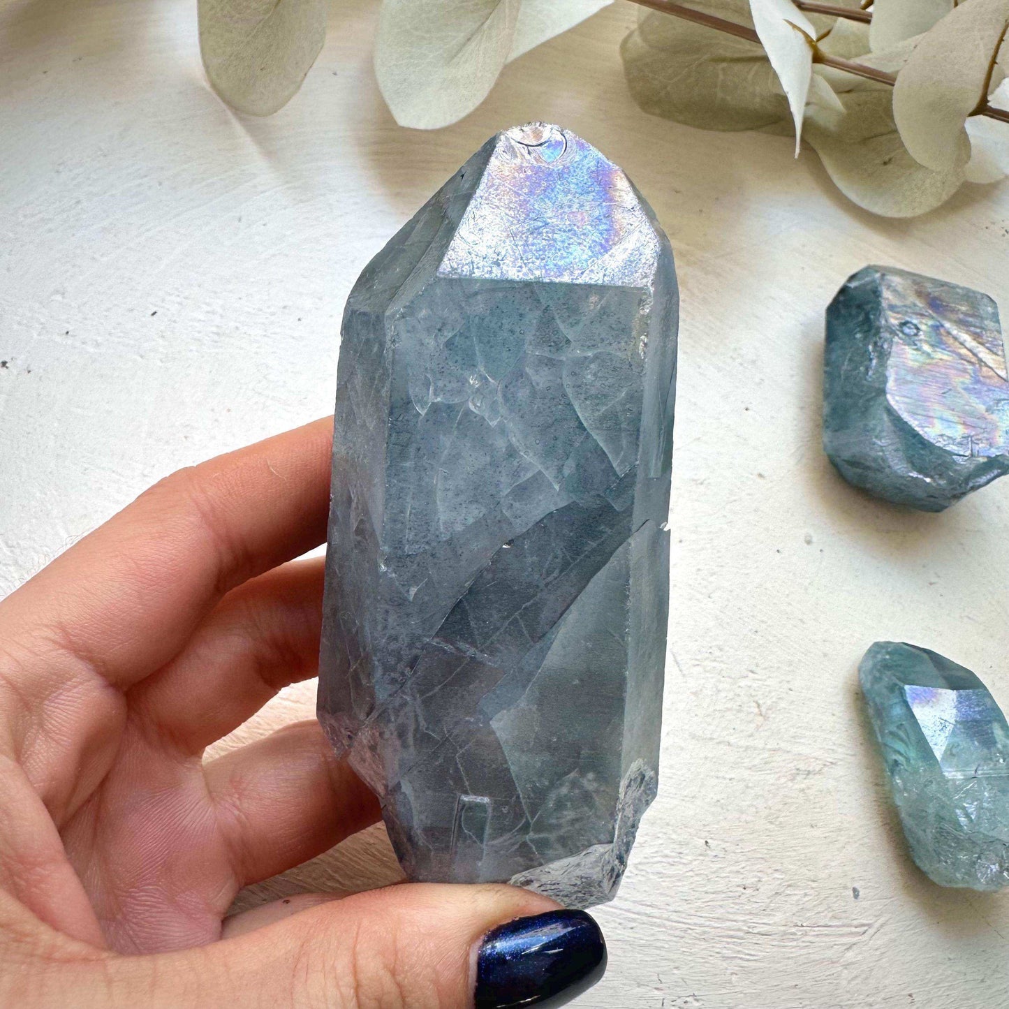 Aqua Aura Quartz Lot - B QUALITY - GetYourCrystal