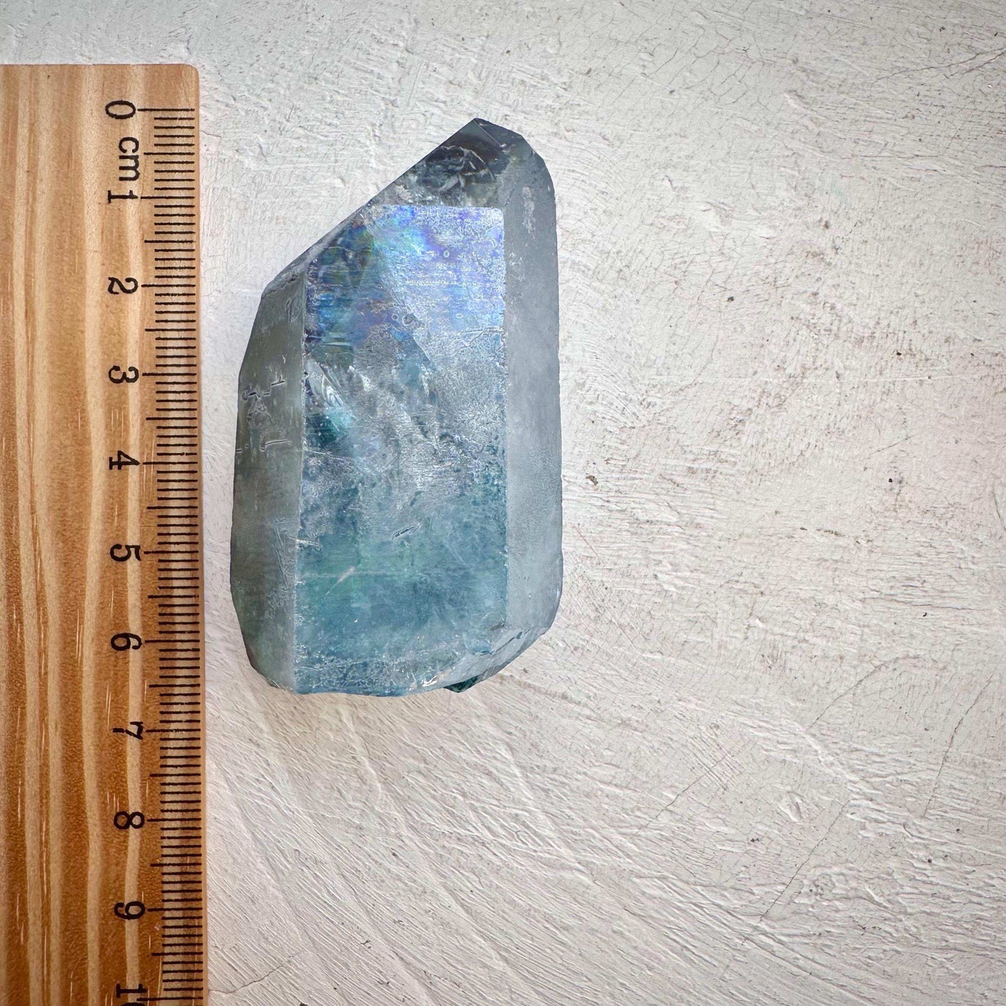 Aqua Aura Quartz Point - GetYourCrystal