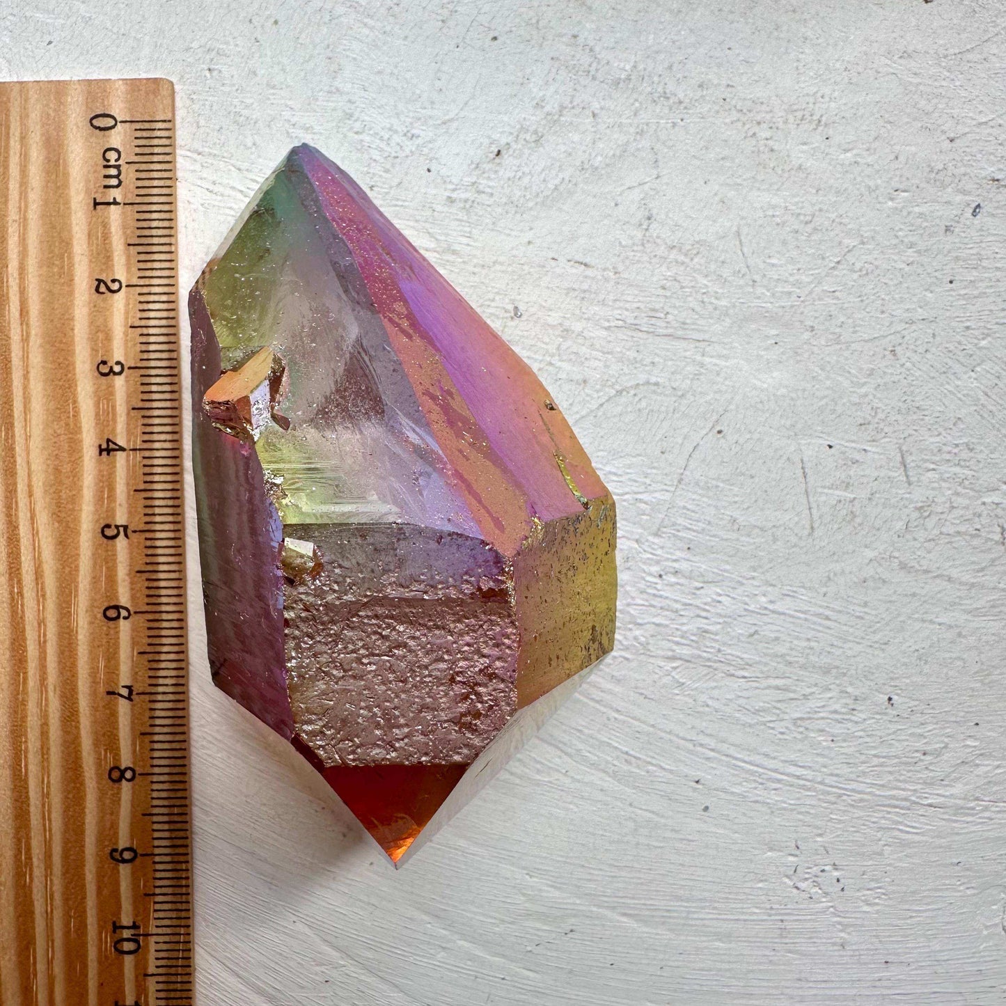 Sunset Aura Quartz | Double Terminated - GetYourCrystal