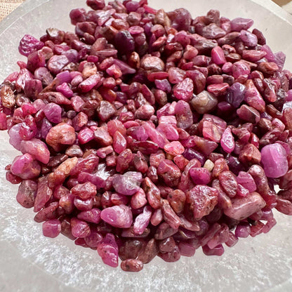 Raw Ruby Chips | 2-8 mm - GetYourCrystal