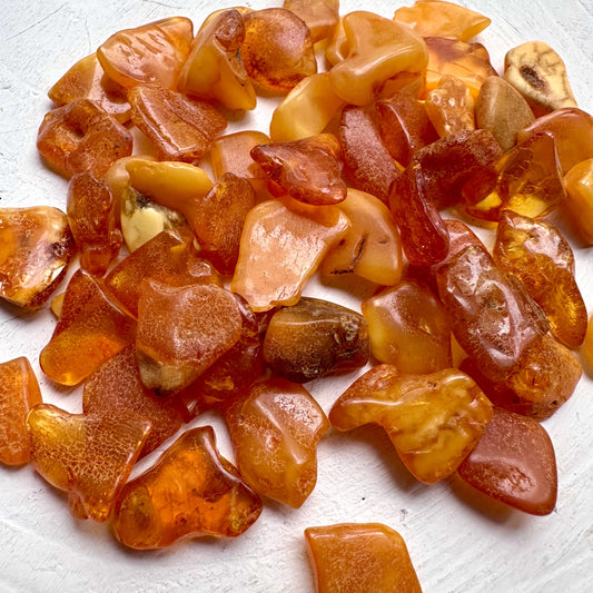 Baltic Amber Stone | Amber Crystal | Natural Amber Stone | Healing Crystals - GetYourCrystal