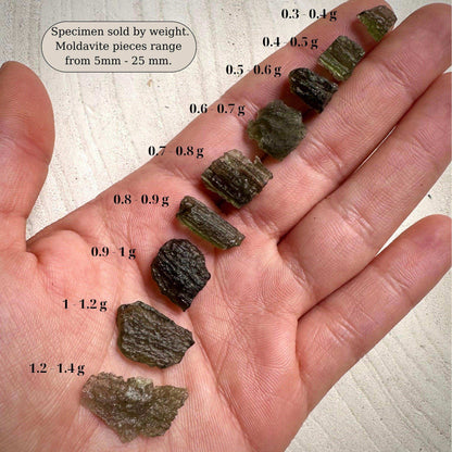 Raw Moldavite Specimen | Natural Czech Tektite - GetYourCrystal
