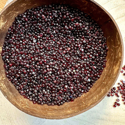 Tiny Red Garnet Chips - GetYourCrystal