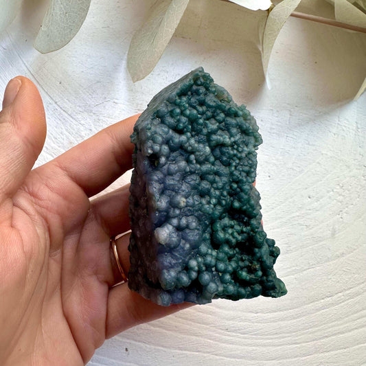 Grape Chalcedony Crystal Tower - GetYourCrystal