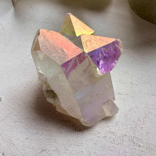 Angel Aura Quartz Cluster - GetYourCrystal