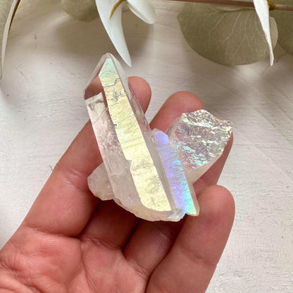 Angel Aura Quartz Cluster - GetYourCrystal