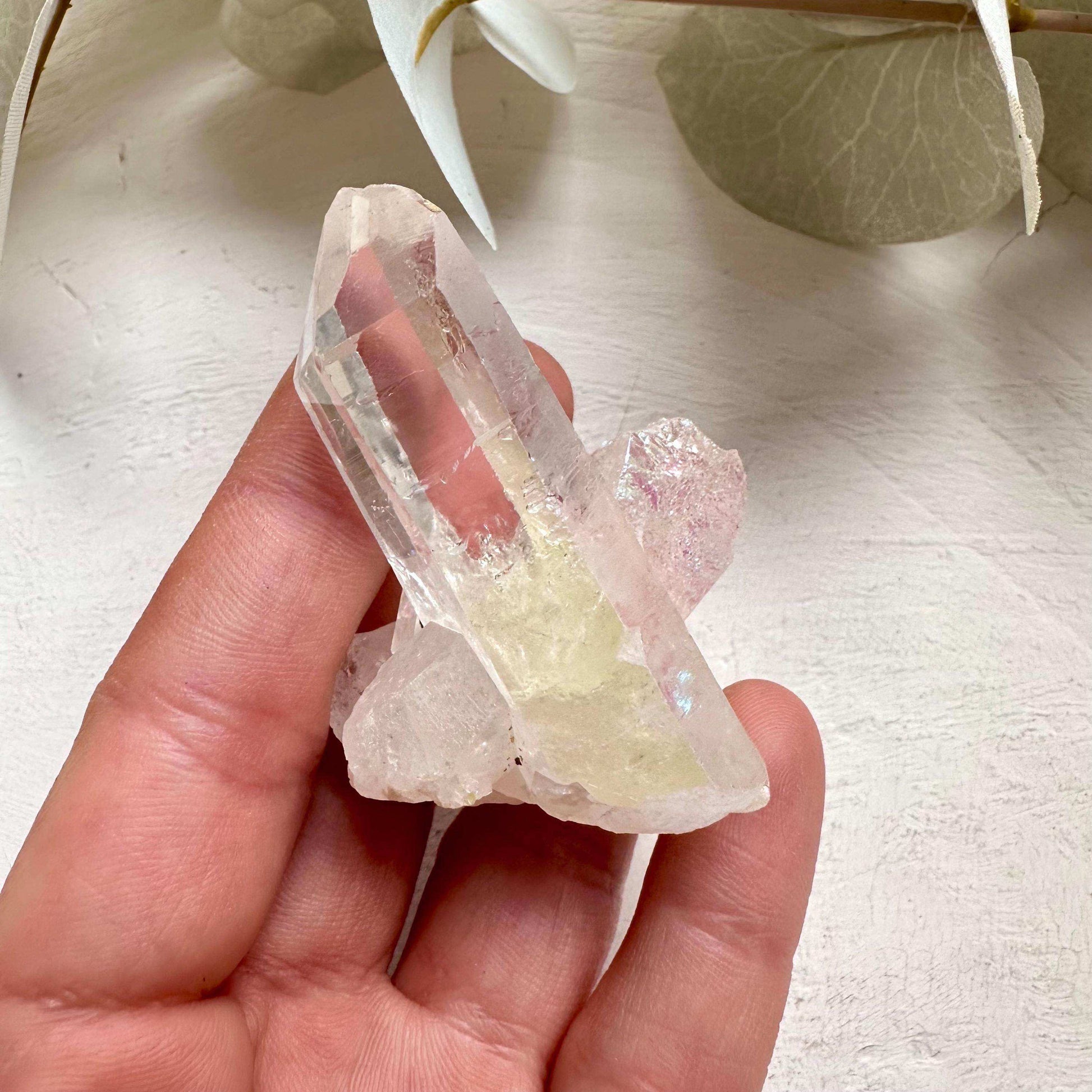 Angel Aura Quartz Cluster - GetYourCrystal