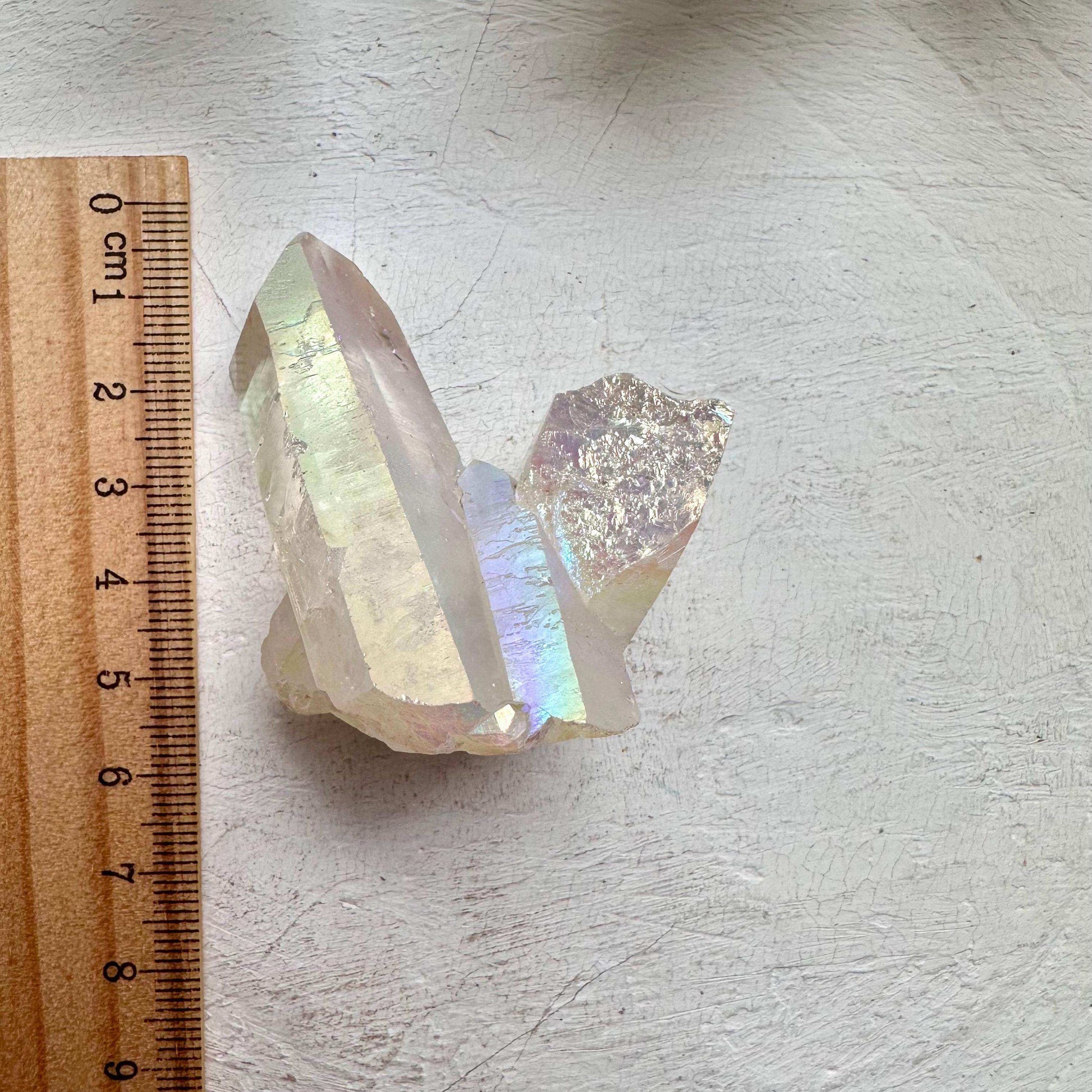 Angel Aura Quartz Cluster - GetYourCrystal