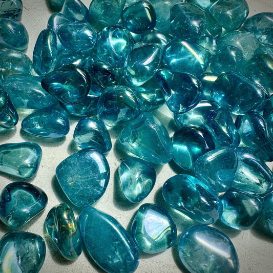 Aqua Aura Quartz Stone - GetYourCrystal