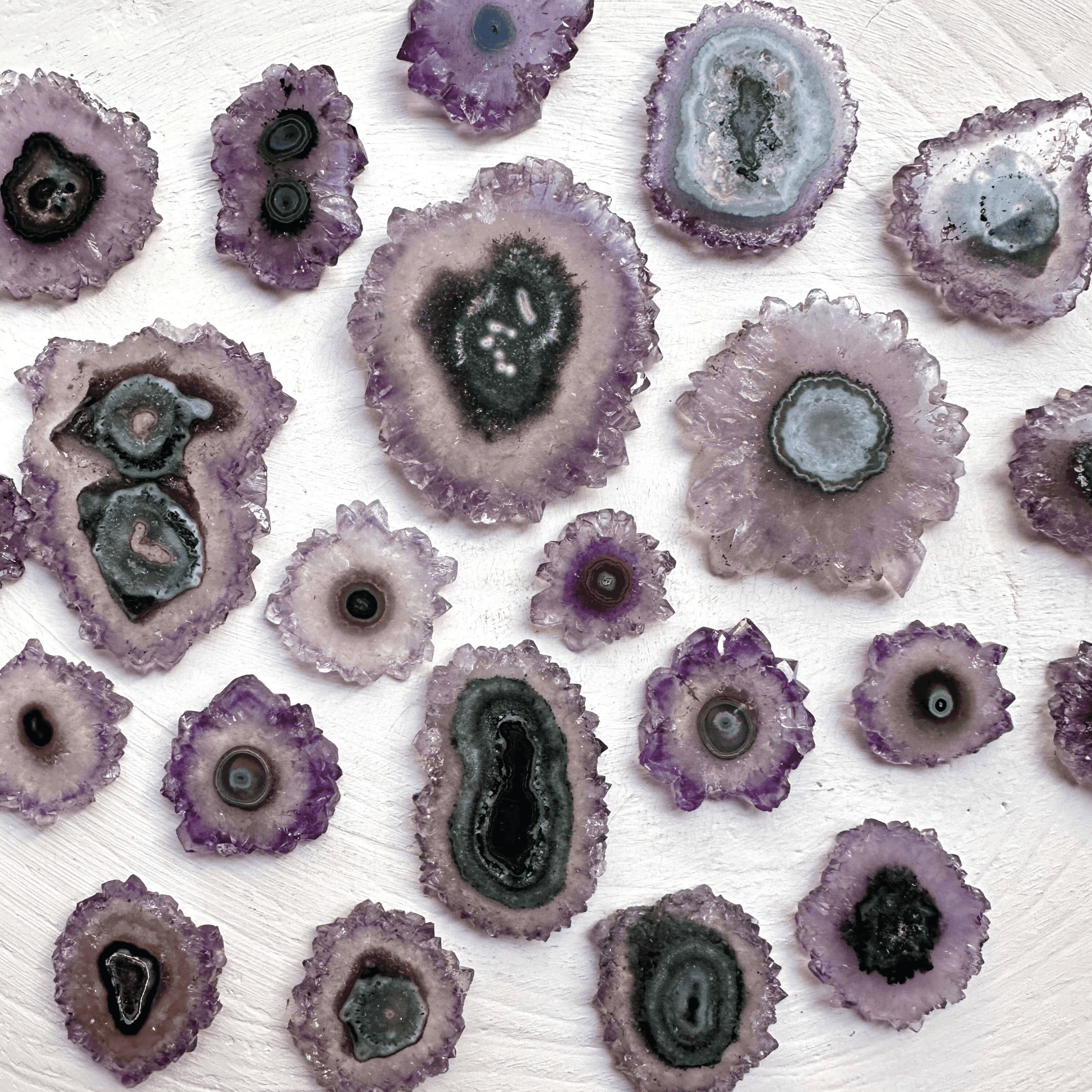 Amethyst Stalactite Slice - Choose Your Unique Piece - GetYourCrystal
