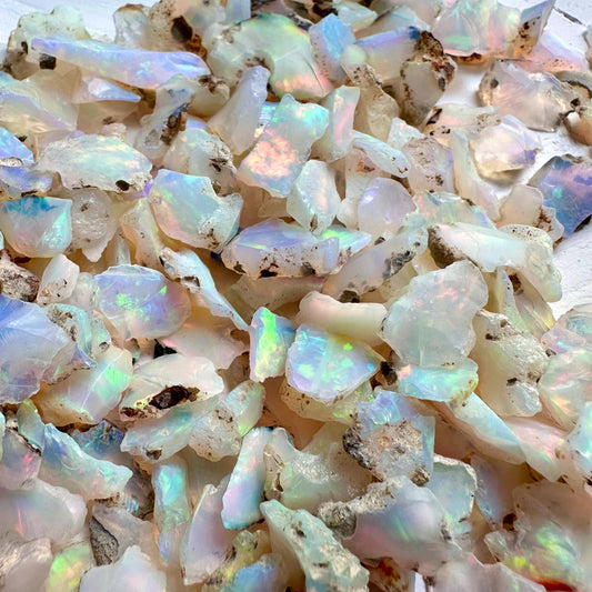 Raw Opal Stone, AAA Quality Opal Crystal, Raw Opal 10-13mm, Raw Ethiopian Opal Lot