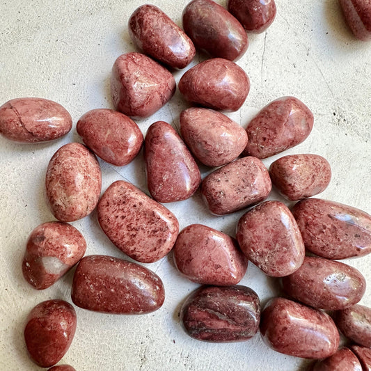 Thulite | Small Natural Polished Crystal | Tumbled Stone | Healing Crystals - GetYourCrystal
