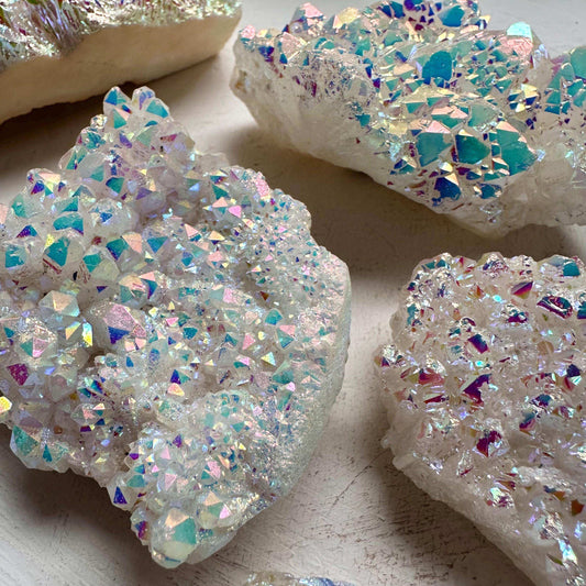 Angel Aura Quartz Cluster - GetYourCrystal
