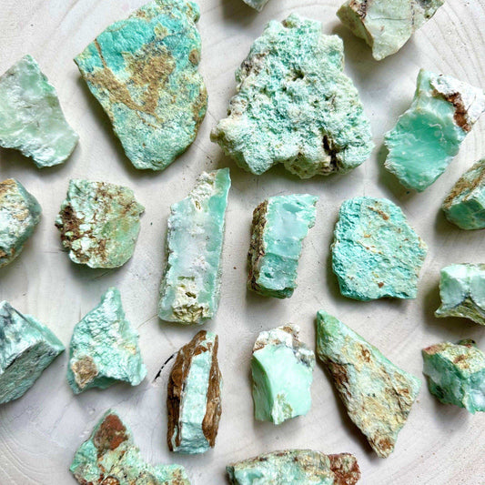 Raw Green Chrysoprase - GetYourCrystal