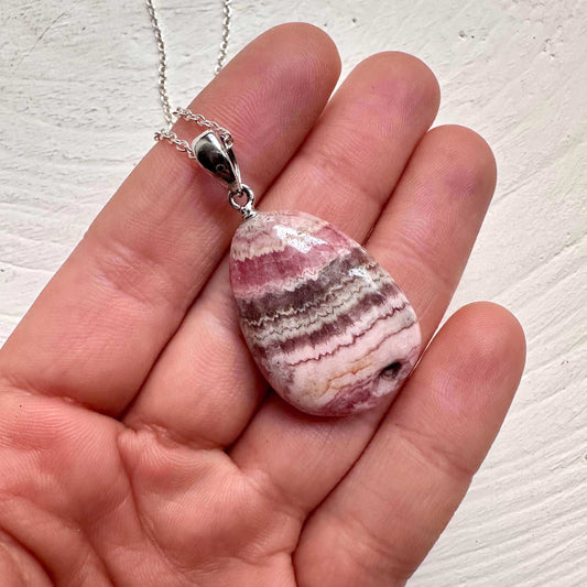 Rhodochrosite Necklace - GetYourCrystal