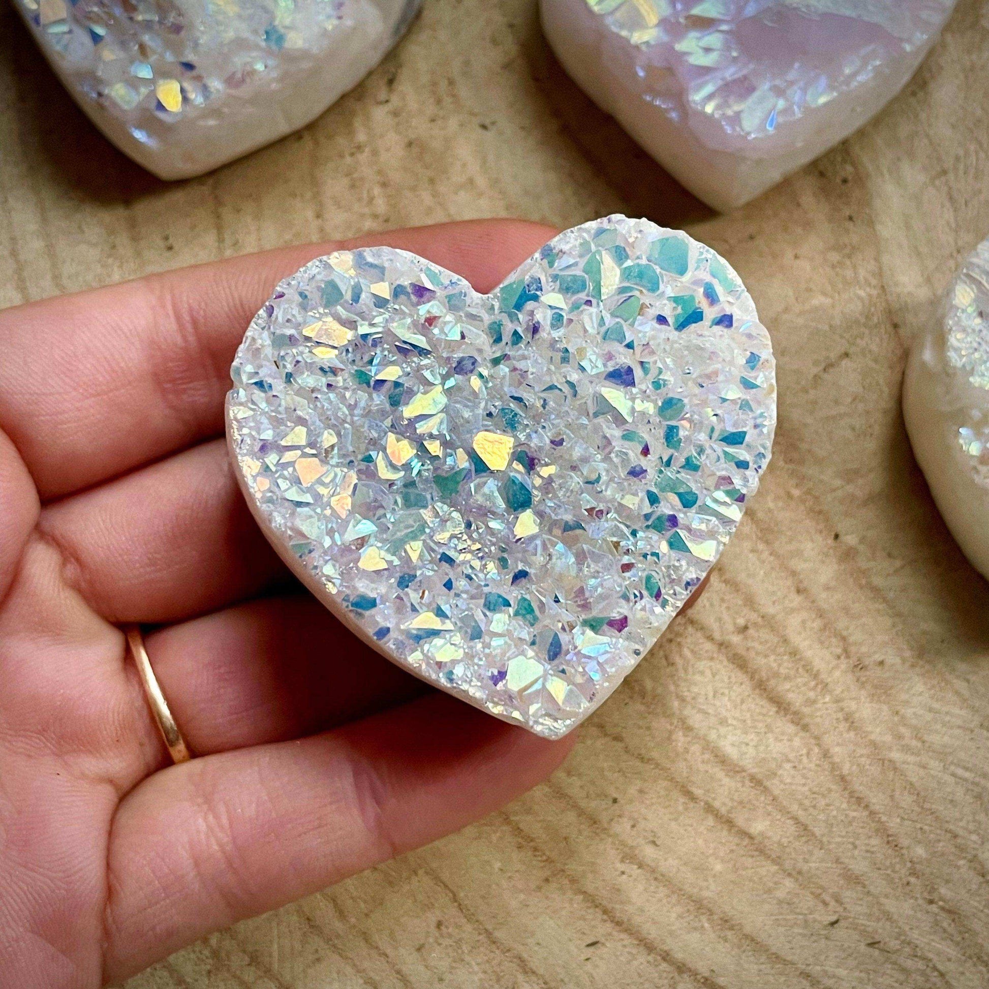 Angel Aura Quartz Heart - GetYourCrystal