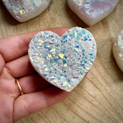 Angel Aura Quartz Heart - GetYourCrystal