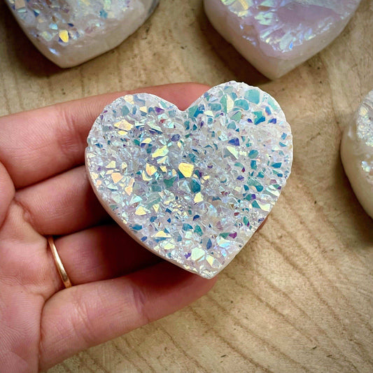 Angel Aura Quartz Heart - GetYourCrystal
