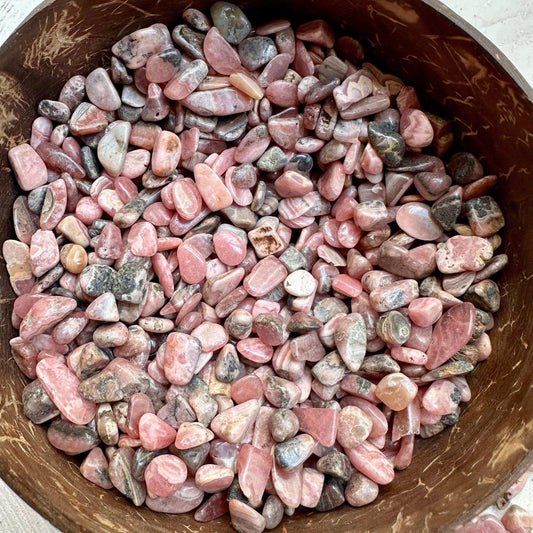 Rhodochrosite Chips - GetYourCrystal