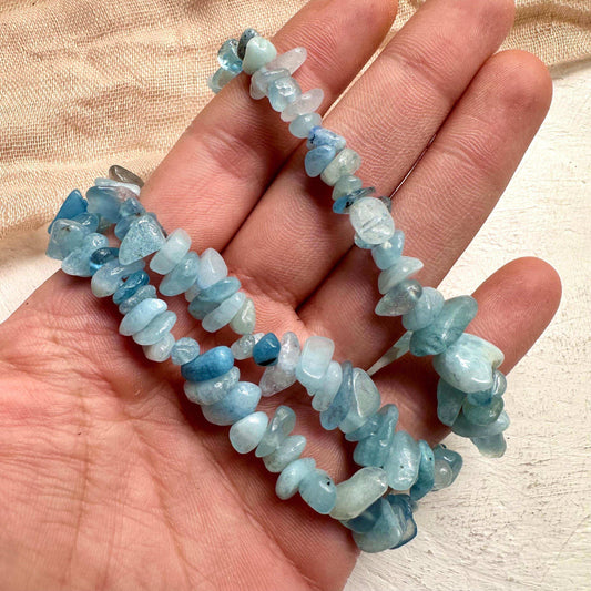 Aquamarine Crystal Bracelet - GetYourCrystal