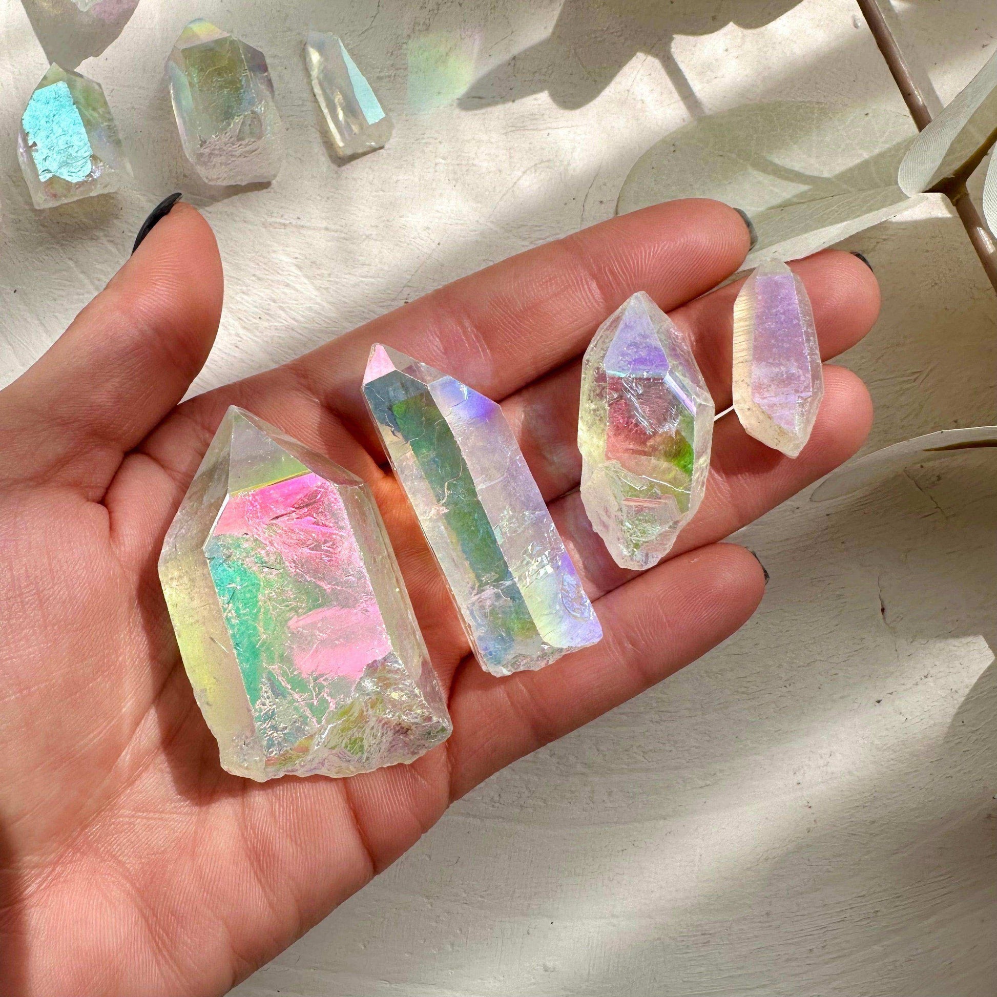 Angel Aura Quartz Point - GetYourCrystal