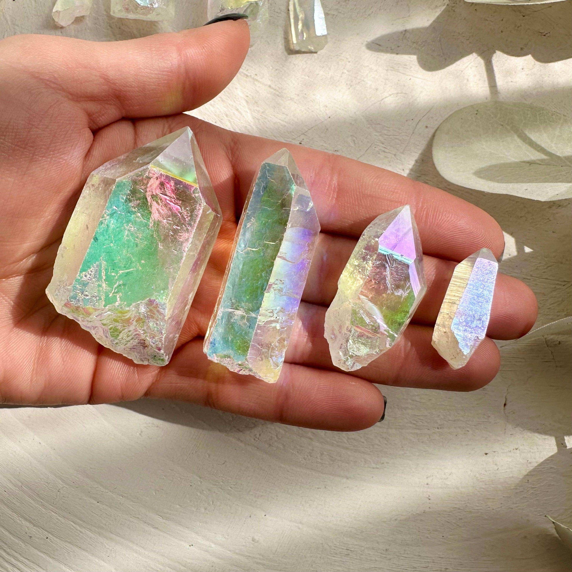 Angel Aura Quartz Point - GetYourCrystal