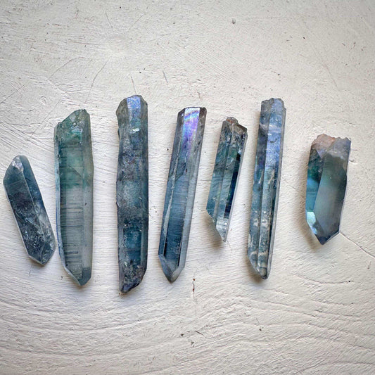 Aqua Aura Quartz - B Grade Crystal Lot - GetYourCrystal