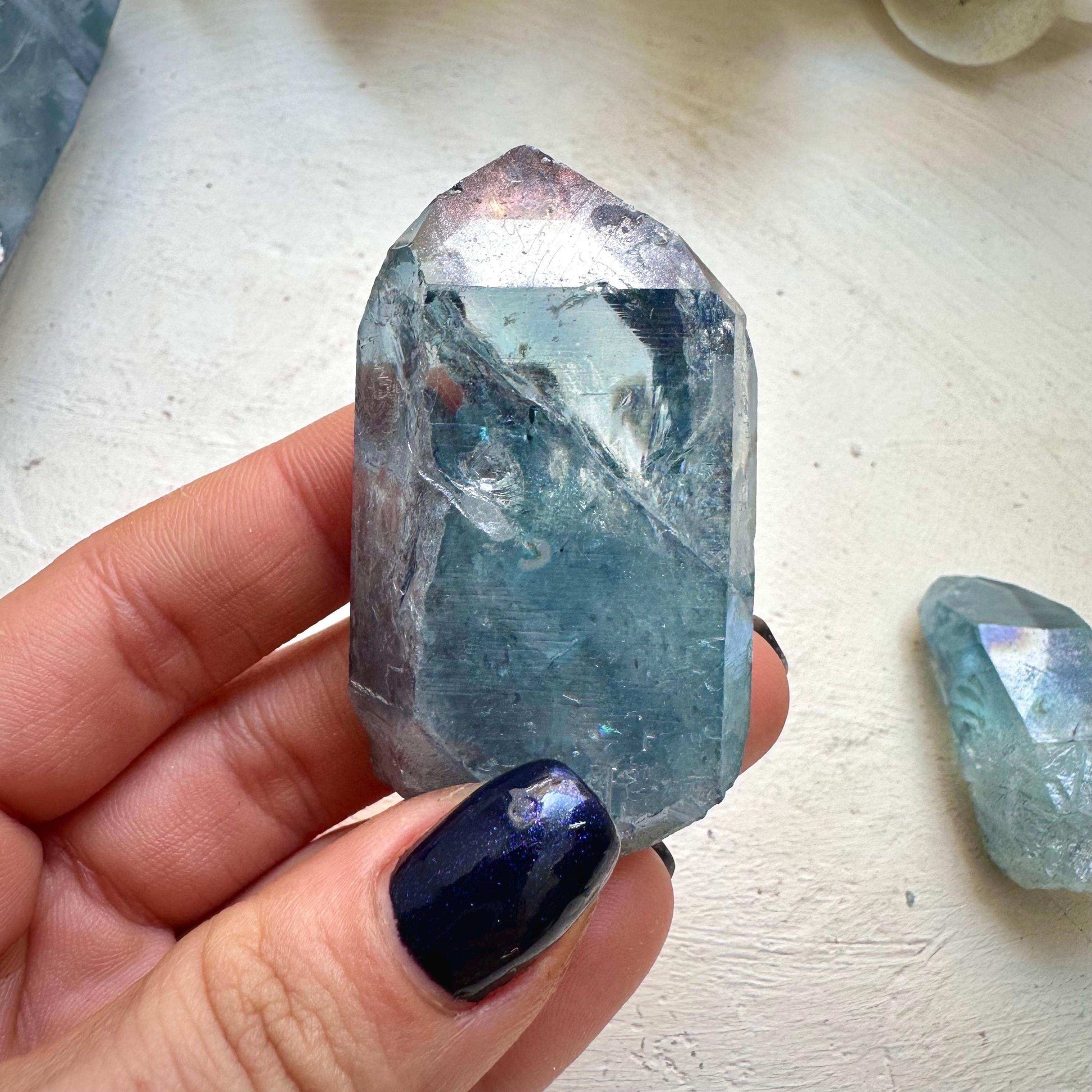 Aqua Aura Quartz Lot - B QUALITY - GetYourCrystal