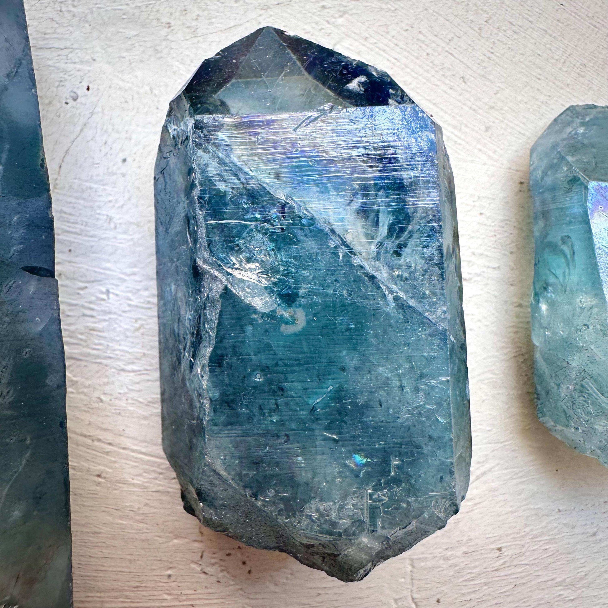 Aqua Aura Quartz Lot - B QUALITY - GetYourCrystal