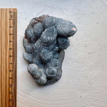 Aqua Aura Spirit Quartz Cluster - Large - GetYourCrystal