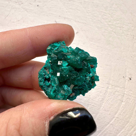 Dioptase Crystal Cluster - GetYourCrystal