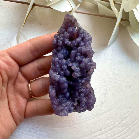 Grape Chalcedony Tower - GetYourCrystal