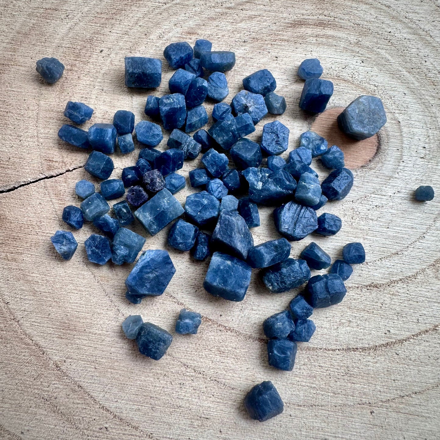 Raw Blue Sapphire Crystals - Natural and Untreated