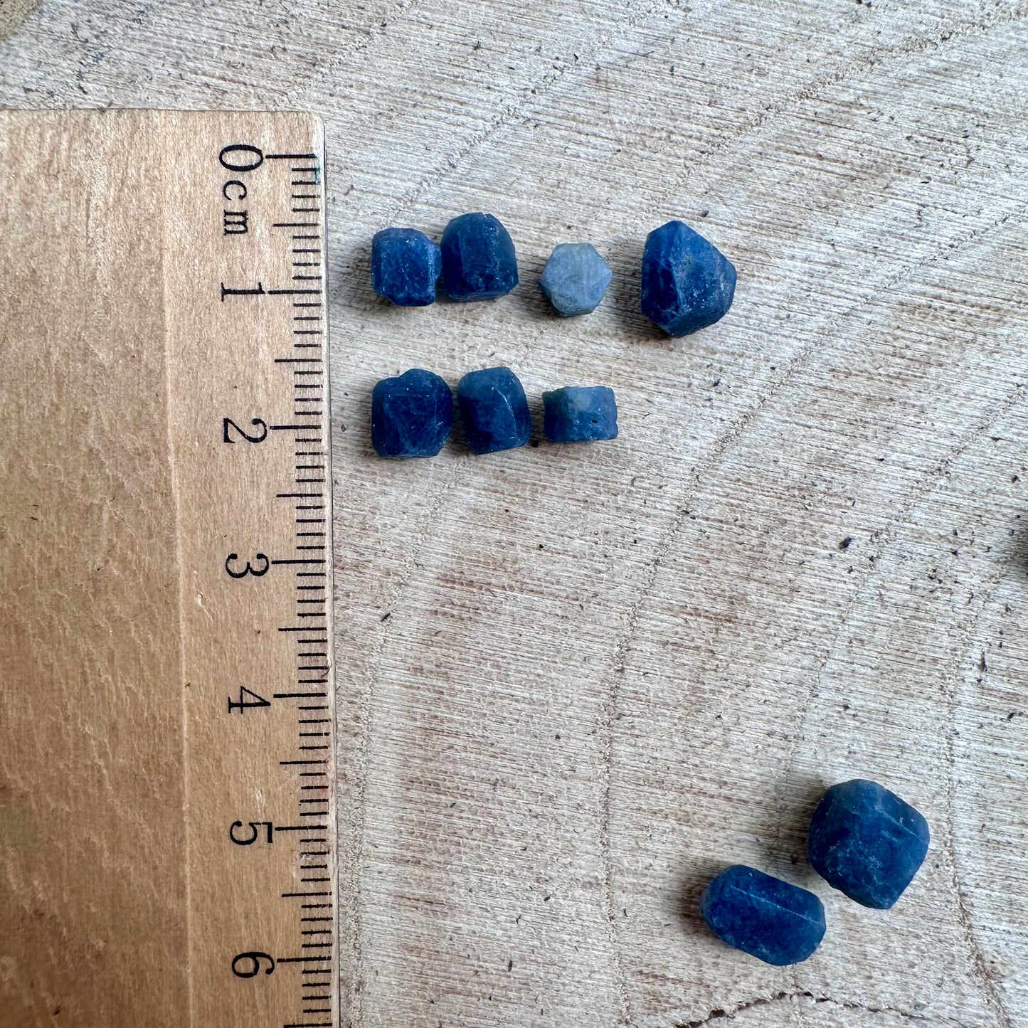 Raw Blue Sapphire Crystals - Natural and Untreated