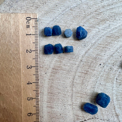 Raw Blue Sapphire Crystals - Natural and Untreated