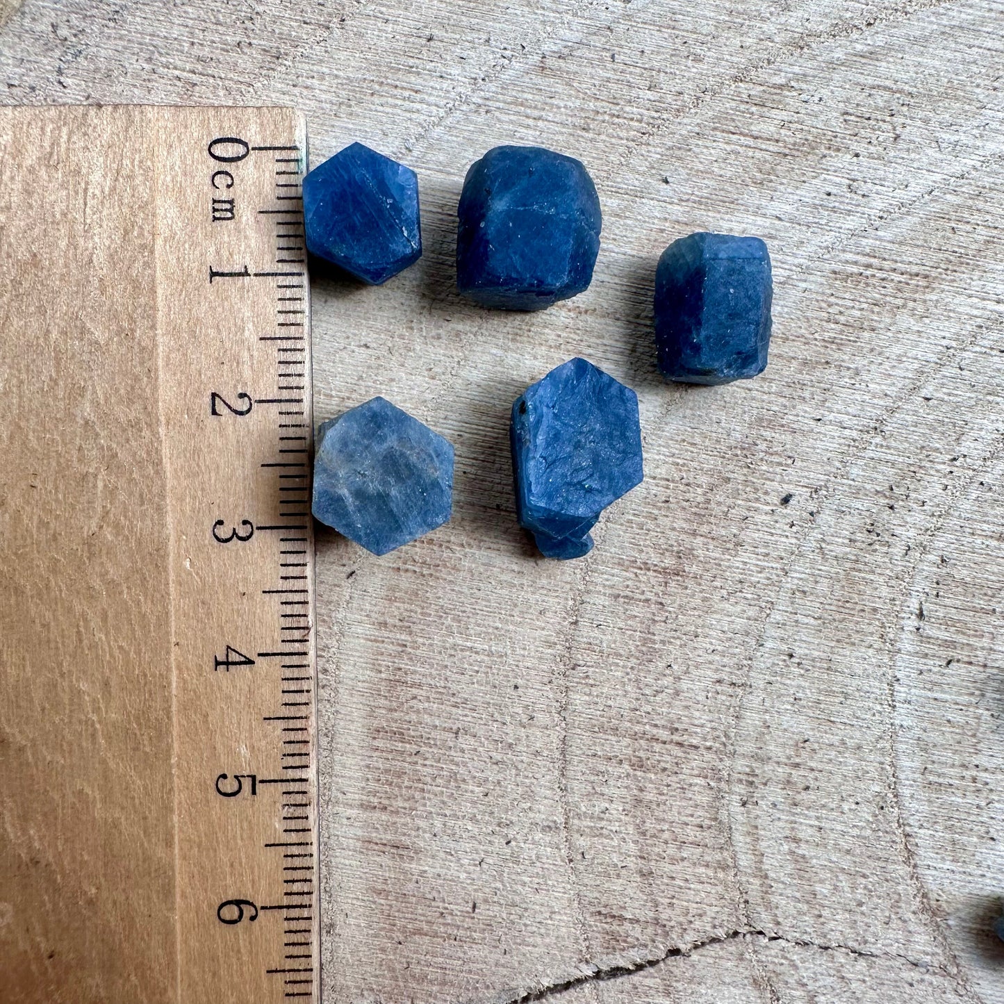 Raw Blue Sapphire Crystals - Natural and Untreated
