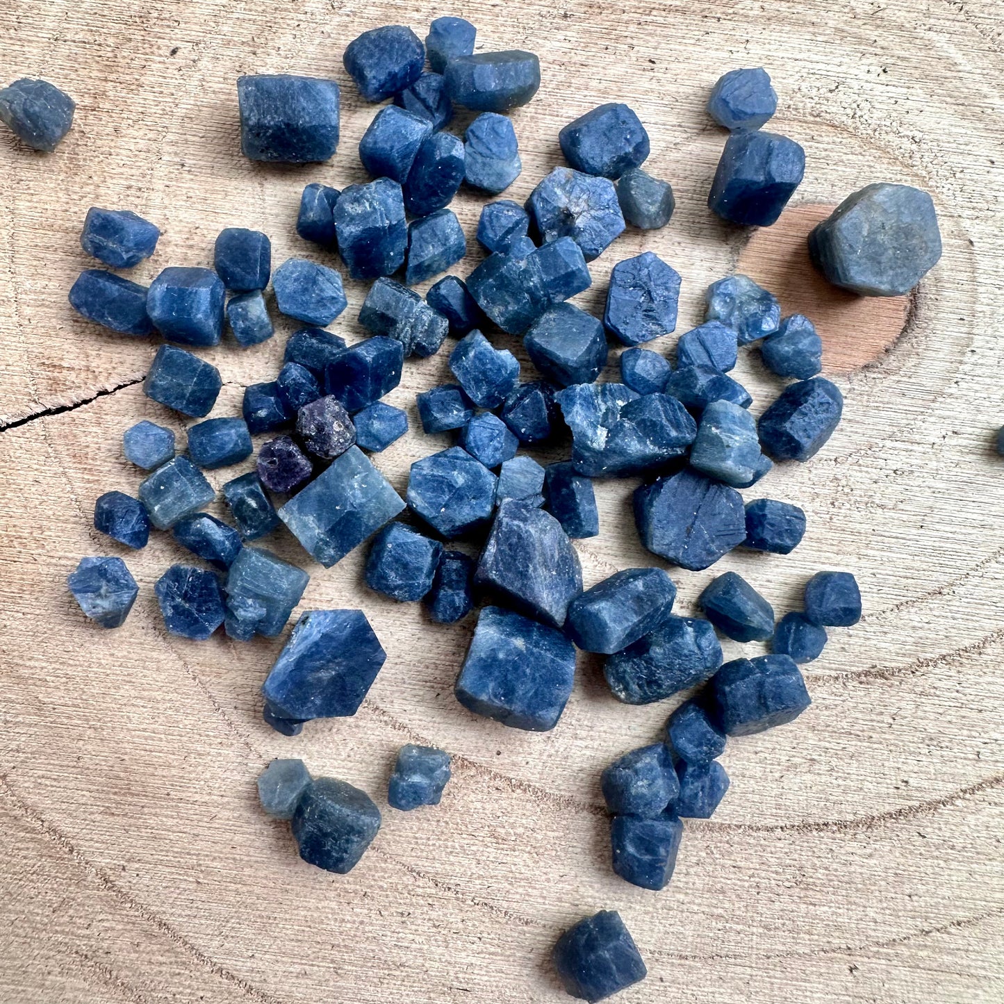 Raw Blue Sapphire Crystals - Natural and Untreated