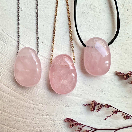 Rose Quartz Necklace - GetYourCrystal