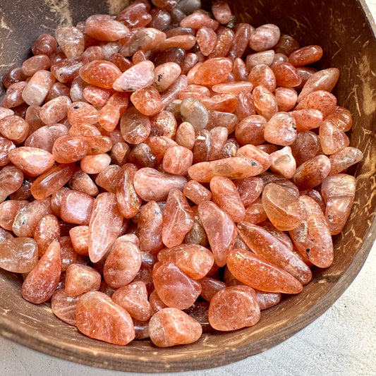 Small Sunstone Lot | Sunstone Chips | Polished Sunstone Crystals | Sunstone Crystal Confetti Lot
