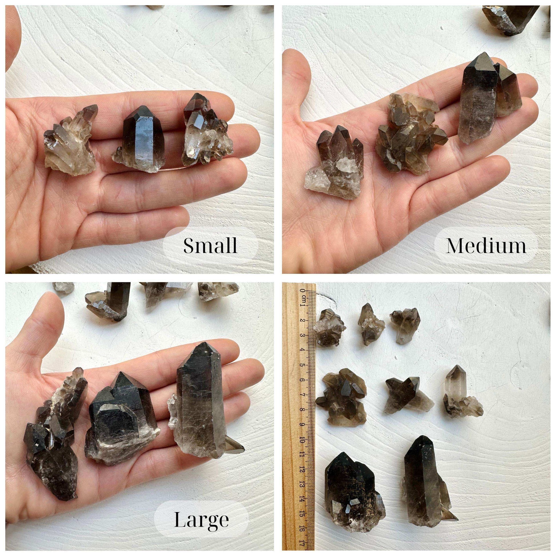 Smoky Quartz Cluster - GetYourCrystal