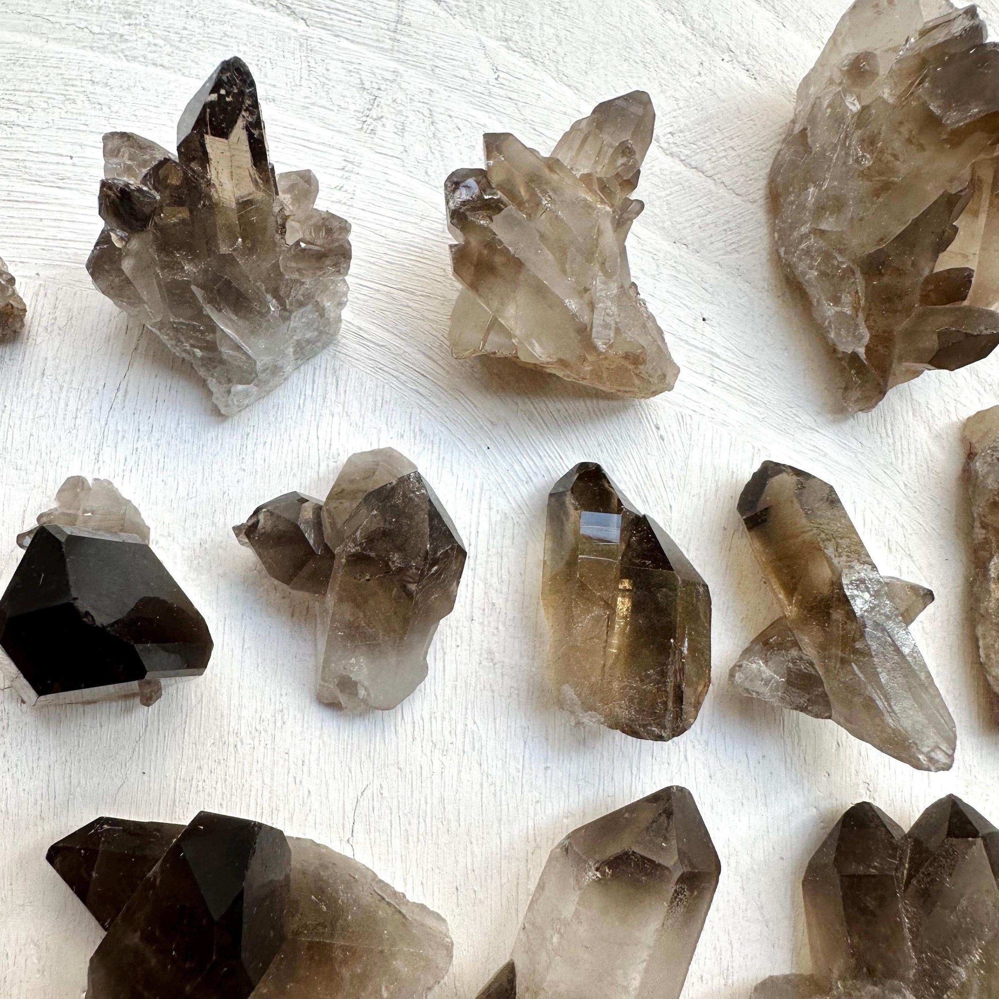 Smoky Quartz Cluster - GetYourCrystal